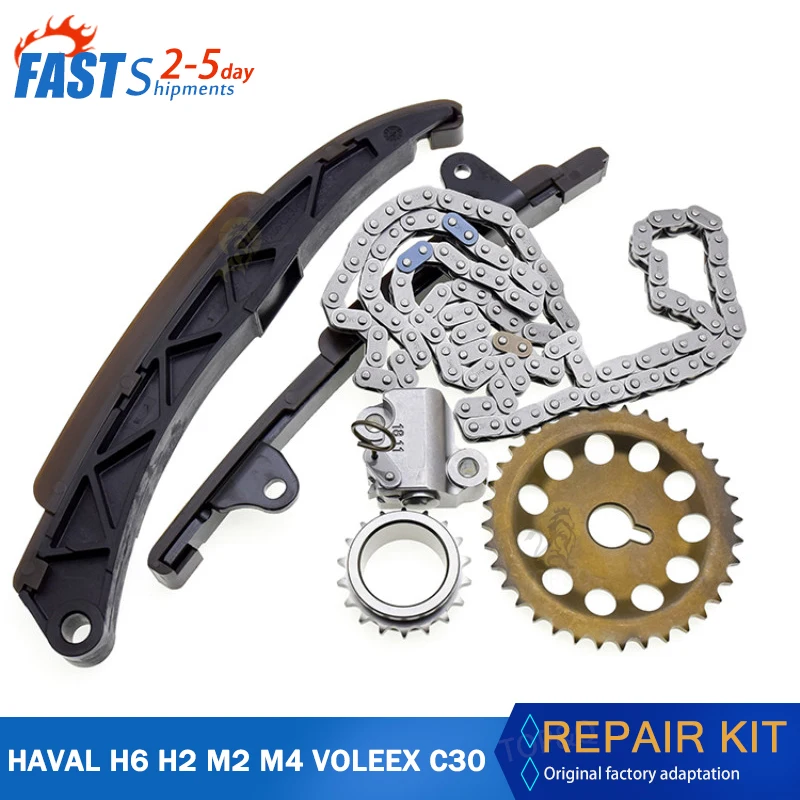 

Fit for Great Wall Haval H6H2 M2M4 voleex c30 florid engine 1.5 1.3 1.5T Timing repair kit timing belt Timing tightening wheel