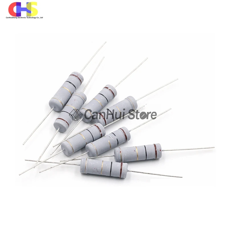 20Pcs 2W 0.1R-2M Carbon Film Resistor 5% Tolerance 0.1 0.5 1 4.7 10 39 47 470 560 120K 200K 510K 820K ohm Electronics Resistance