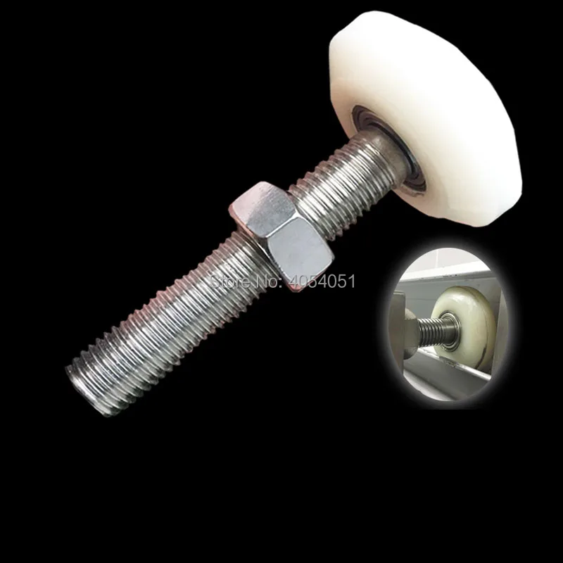 Cold Store Storage Sliding Door Roller Side Rail Guide Pulley Translation Freezer Anti-collision Limit Fastener Wheel