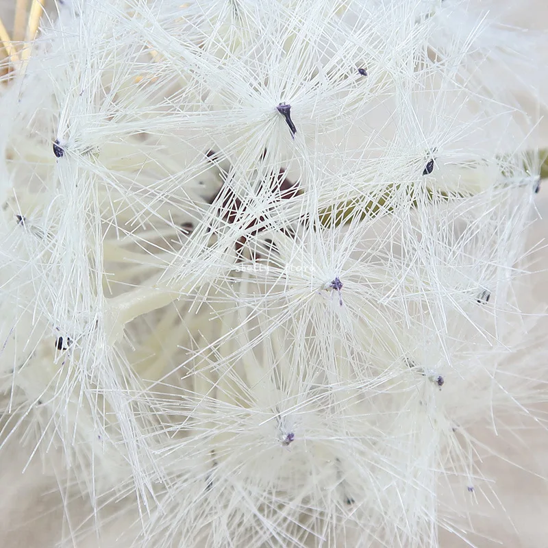 Fake white flower artificial dandelion ball branch garden wedding party home decoration