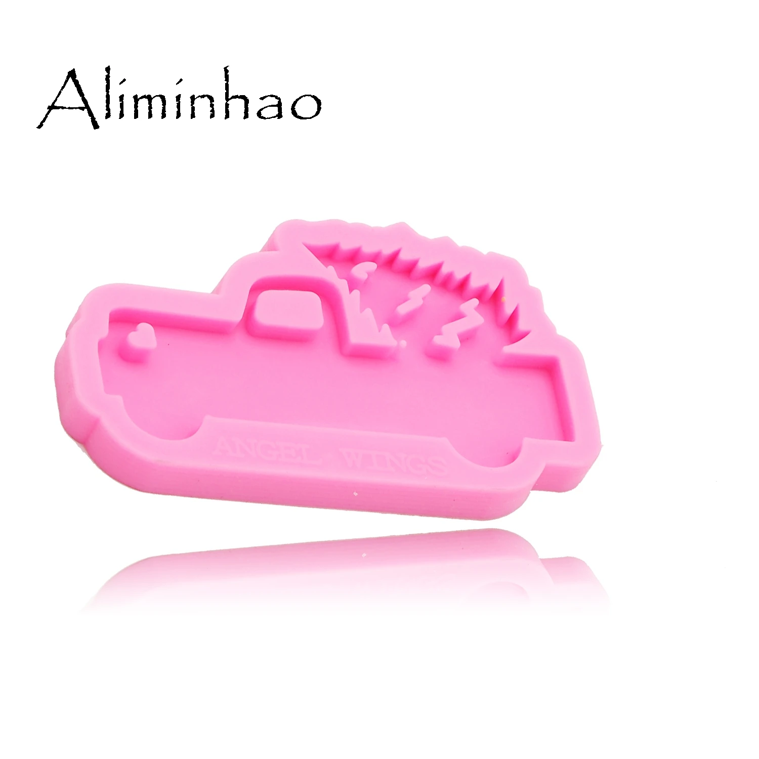 DY0148 Shiny car Silicone Molds For DIY key ring Truck and tree epoxy resin Mold Craft custom keychain