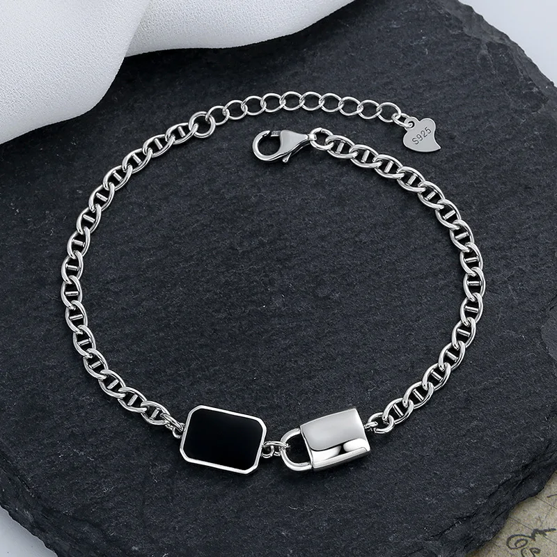 Brazaletes para chicos de Kpop Bangtan coreanos, pulsera de plata 925 a prueba de balas, brazalete de grupo juvenil para mujeres y hombres, joyería de regalo