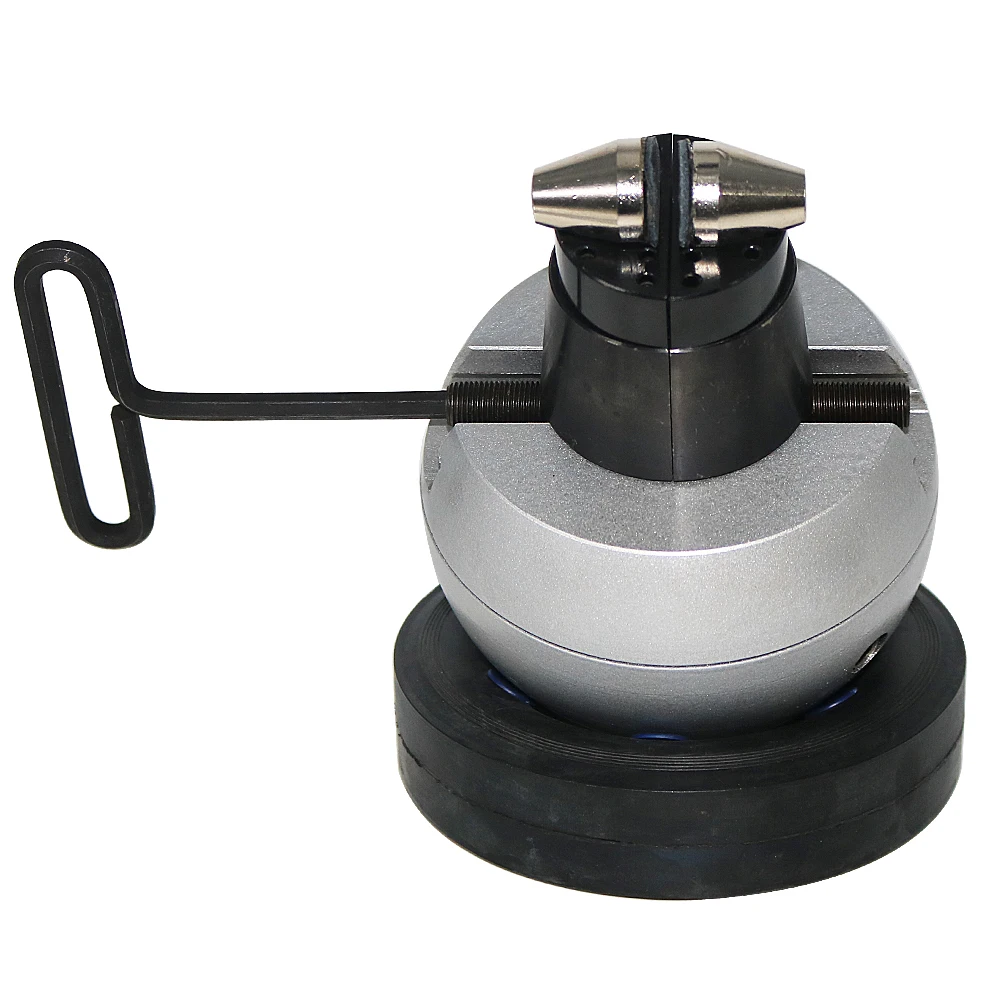 Engraving Block 5 inch Ball Vise Setting Jewelry Ball Vise Engraving with 59PCS Attachment and Rubber Base Jewelry Making Tools