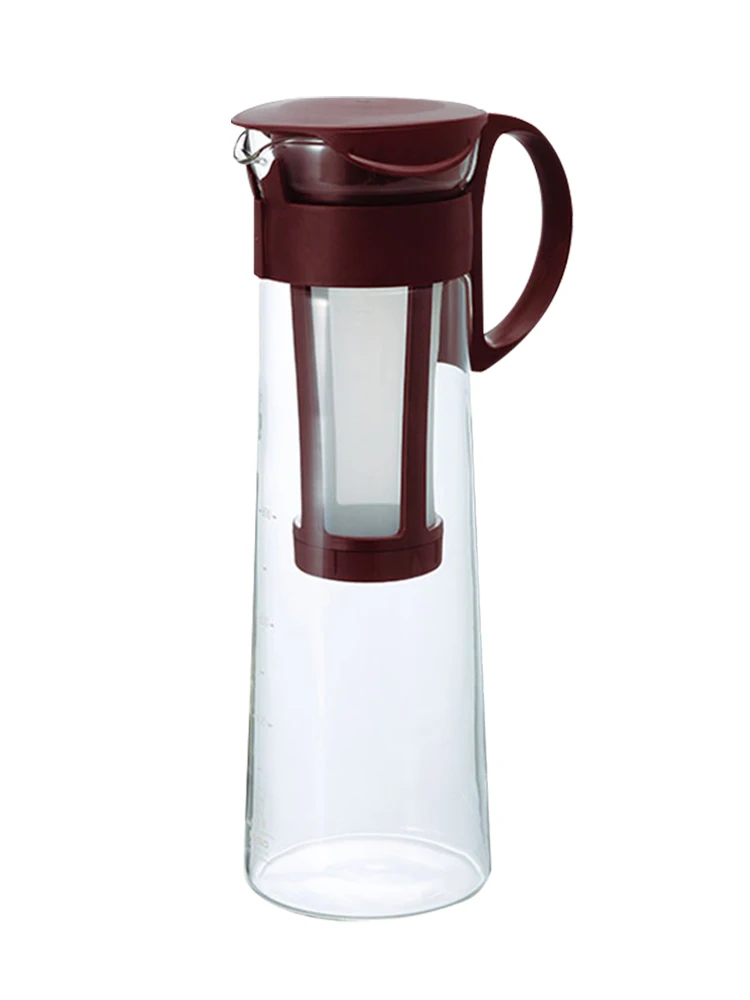 New home life cold extract coffee pot imported from Japan with filter glass bubble teapot cold kettle cold bubble pot