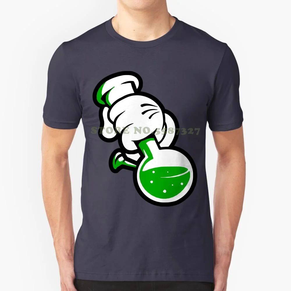 Breathable Comfortable T Shirt Cartoon Hands Bong T Shirt Weed Shirts High Quality Printing Top Tee