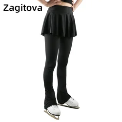 Figure Skating Training Trousers Girls Skating Skirt Children Women Skating And Skiing Competition Test Skirt