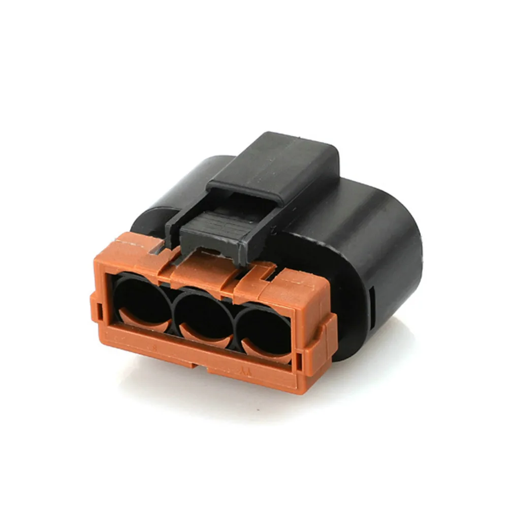 

2/5/10/20/50/100sets 3pin Large current high power auto cable plug wiring waterproof connector PK011-03027