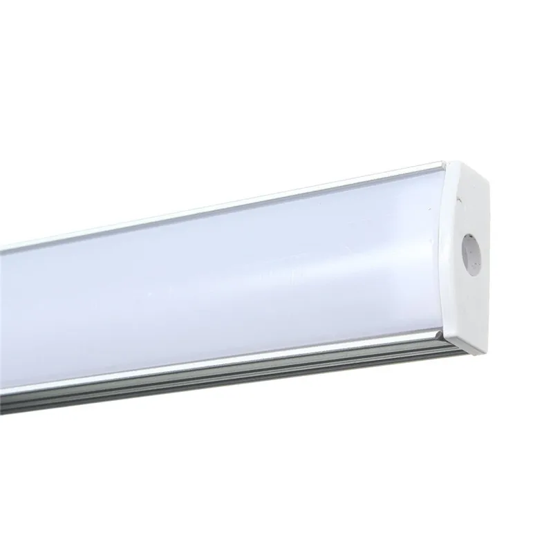 30/45/50cm U/V/YW Style Shaped LED Bar Lights Aluminum Channel Holder Milk Cover End Up For LED Strip Light Accessories
