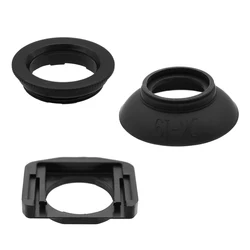 DK-17 Viewfinder + DK-19 Round Eyepiece 2 in 1 Set replacements for Nikon Camera D850 D810 D800 D700 D500 DF D3 D4 D5 etc.