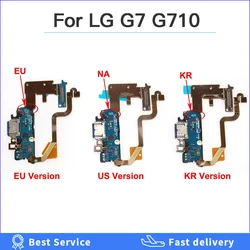 USB Charger Jack Board With Microphone For LG G7 G710 Charging Port Connector Board Flex Cable Replacement Parts