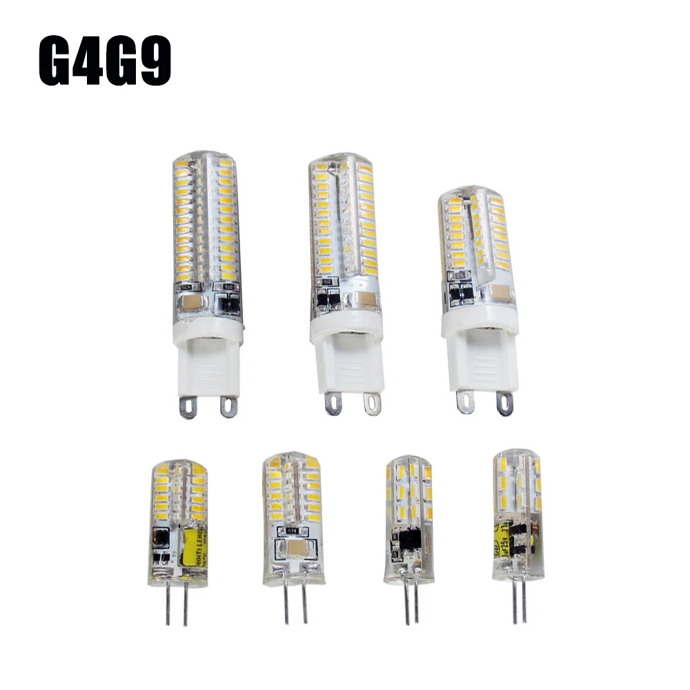 G4 G9 LED Corn Bulb AC12V DC12V AC220V Light Source 1.5W 3W 5W 7W Pin Lamp Beads 3014 SMD Light Beads  For Chandelier Floor lamp