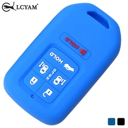 Remote Key Fob Cover Silicone Rubber Case 6 Button Protector for Honda Odyssey EXL