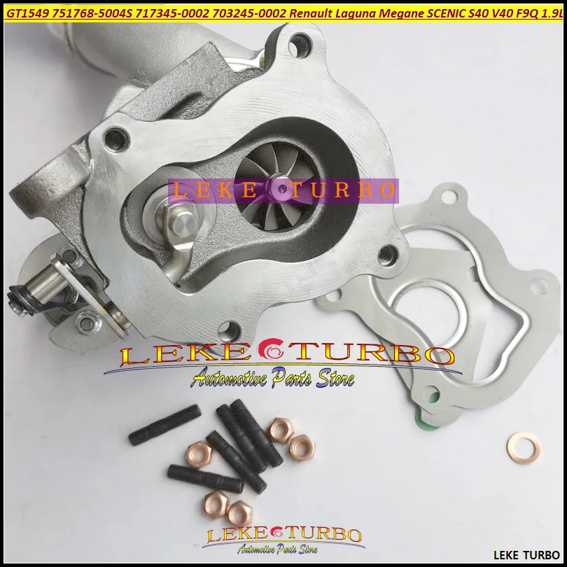 Turbo GT1549S 717345-0002 717345 751768 703245 7701478022 For Renault Laguna Megane SCENIC TRAFIC For Volvo S40 V40 00- F9Q 1.9L