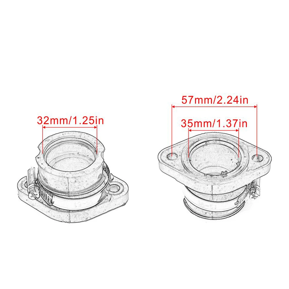 Motorcycle Carburetor Intake Manifold For Polaris Sprint 340 Scrambler 250 Gemini 244/250 SS 440 Big Boss 250 300 Startrak 244