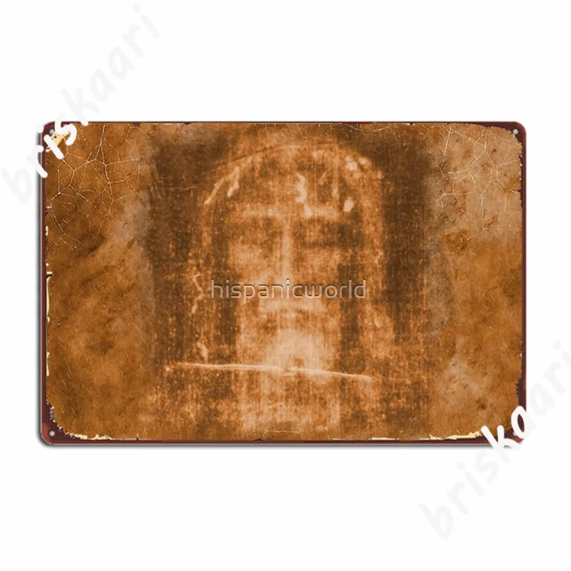 The Shroud Of Turin Holy Face Crucifix Crosses Jesus Passion Metal Signs Living Room Printing Painting Décor Tin sign Posters