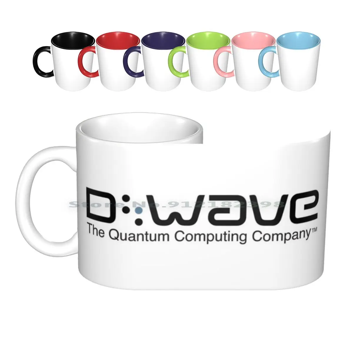 D-Wave Ceramic Mugs Coffee Cups Milk Tea Mug D Wave Dwave Quantum Quantica Physics Science Geek Computer Future Crypto