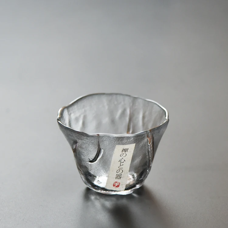 

★Японский ручной утолщенный молоток для начала, прозрачная термостойкая чашка, Стандартная Стеклянная