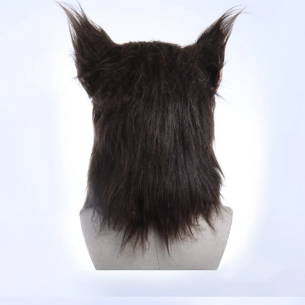 Anime Werewolf Masks Animal Wolf Realistic Cosplay Latex Masques Halloween Costumes Accesories Carnival Headgear Party Props 5