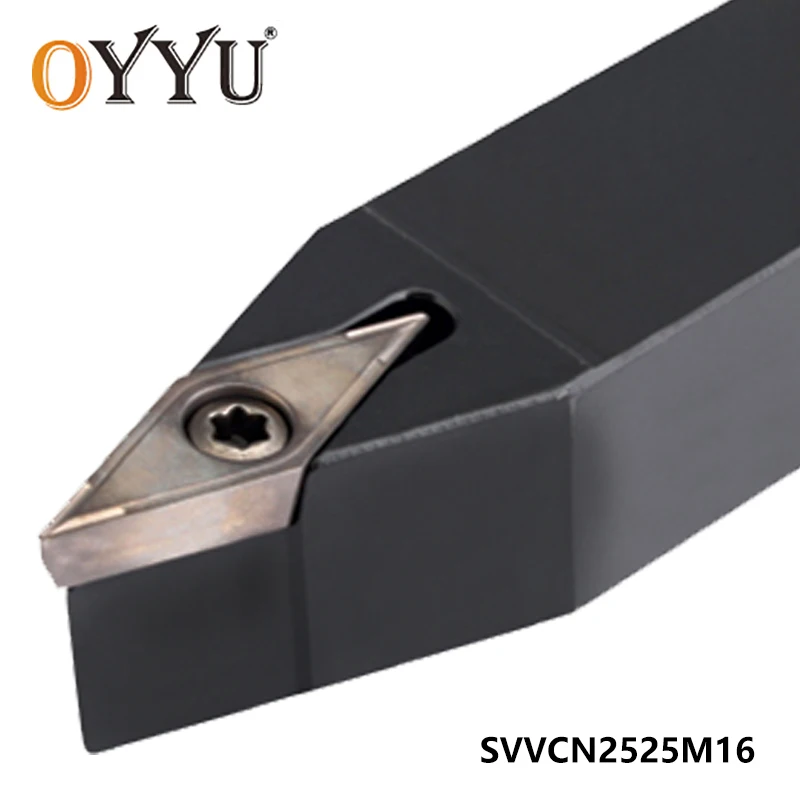 OYYU SVVCN2525M16 SVVCN2525 External Turning Tool Holder SVVCN 2525 Boring Bar Tungsten Carbide VCMT160404 CNC Lathe Tools