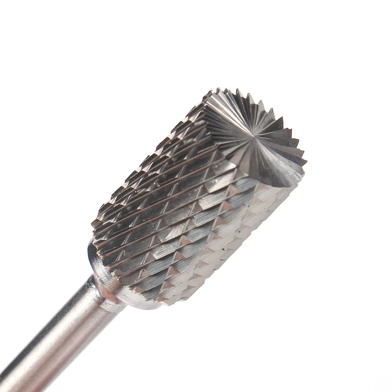 Versery 1pc B Type Head Tungsten Carbide Rotary File Tool Point Burr Die Grinder Abrasive Tools Drill Milling Carving Bit