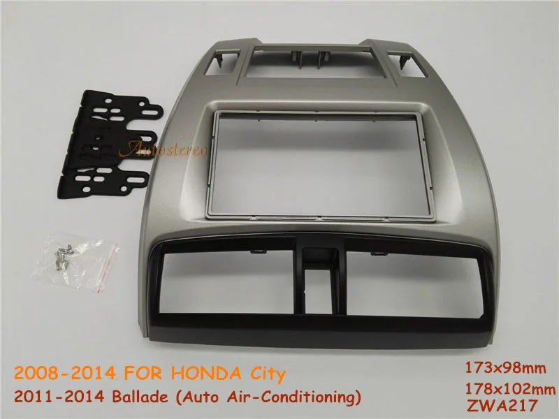 

ZWNAV 11-217 Car Radio Face Fascia Plate Panel Frame for HONDA City,Ballade (Auto Air-Conditioning)