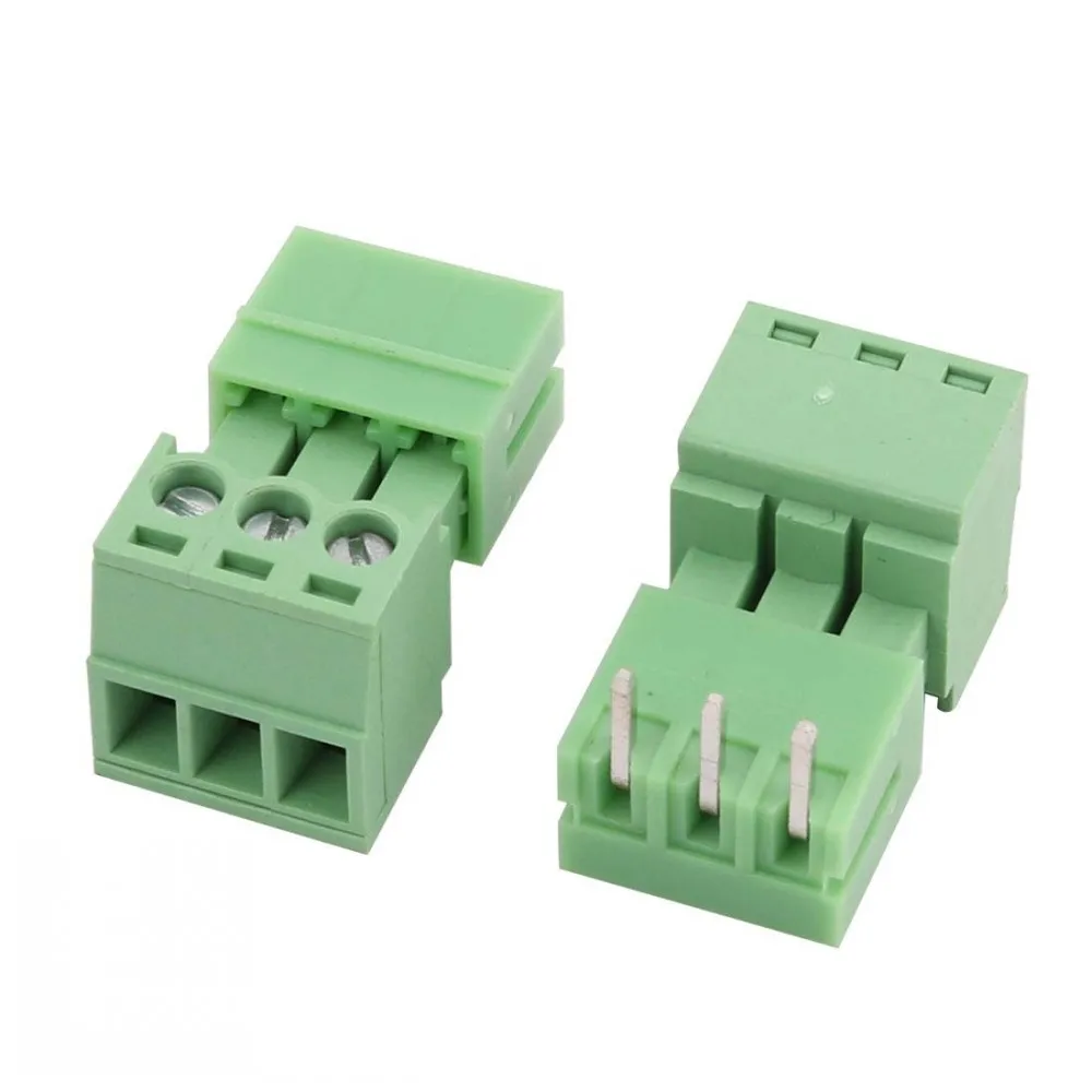 100PCS 15EDG 3,5mm KF2EDG 3,5mm PCB Schraubklemmen-anschluss Stecker Pin Rechtwinklig 3,5mm Pitch header Buchse 2-12 Pin – Detail 4