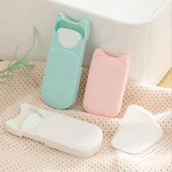 New Fashion Soap Papers Travel Disposable Hand Washing  Paper Soap Portable Hotel Mini Boxed Soap Chips Disposable Soap