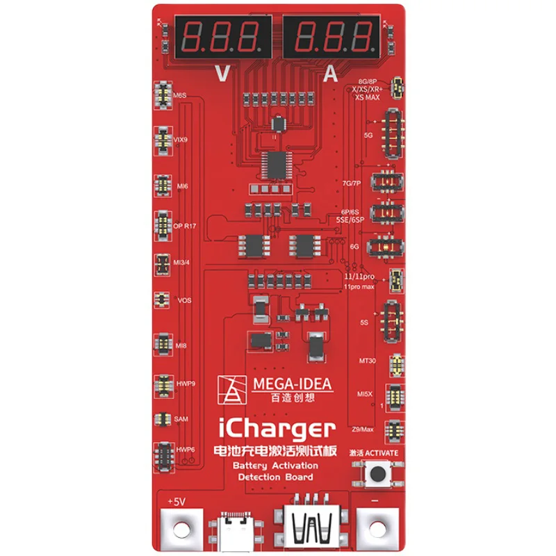 Qianli ICharger Pin Kích Hoạt Ban Cho 5 6 7 8 X XSMAX 11Promax Samsung Xiaomi Bảng Mạch Sạc Nhanh bút Thử Điện