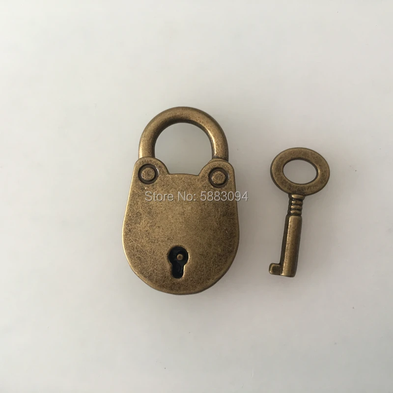 Multi-color Metal Round Padlock ,Cute Padlock with Key for Bag decoration