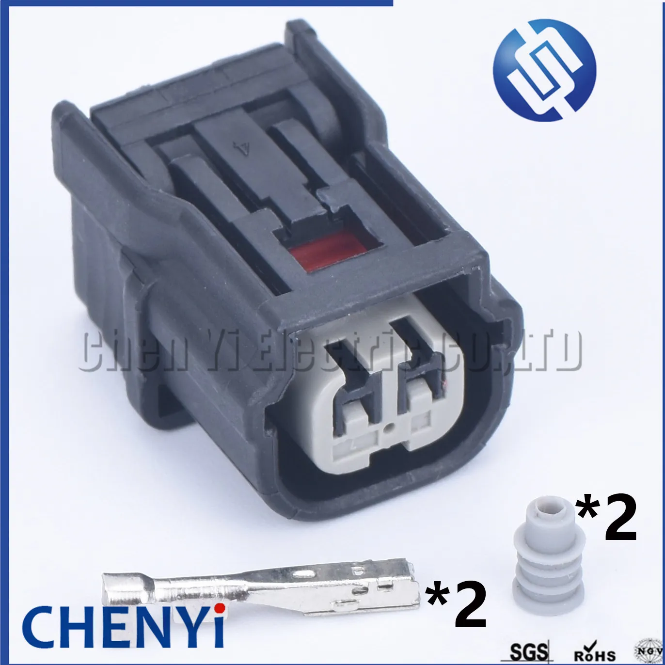 2 sets 2 Pin way HV 040 Male or Female Auto Connector ABS Sensor Plug Press Switch Ignition Coil For Honda 6189-7036 6189-6905
