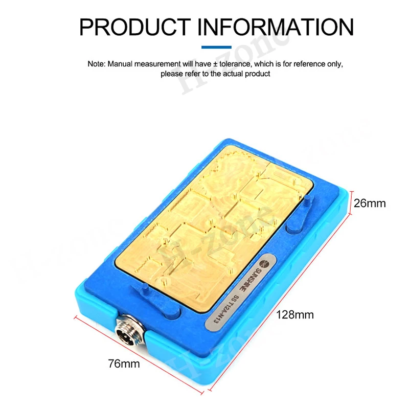 SUNSHINE T12A N13 Motherboard Layered Heating System set For iPhone 11 12 13mini 13pro max Heating Platform Station Repair Tools