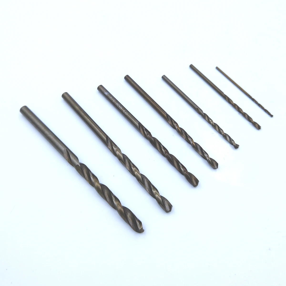 Brocas torção de haste reta para aço inoxidável, 5 5.0 5.1 5.2 5.3 5.4 5.5 5.6mm tamanhos m35 cobalto