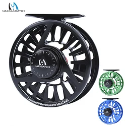 Maximumcatch AVID 1-9WT Machined Aluminium Fly Reel Micro Adjusting Drag Light Weight Fly Fishing Reel,Spool