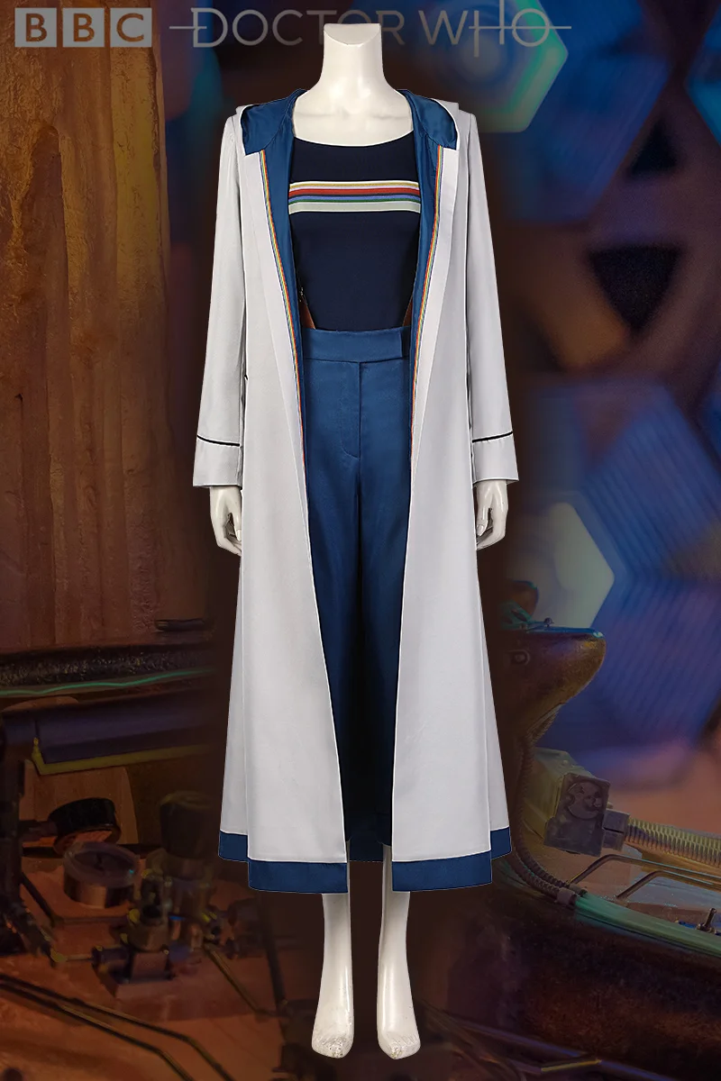 Complete Television Personagens Roupas Set, Cosdoutor no mesmo filme Cosplay