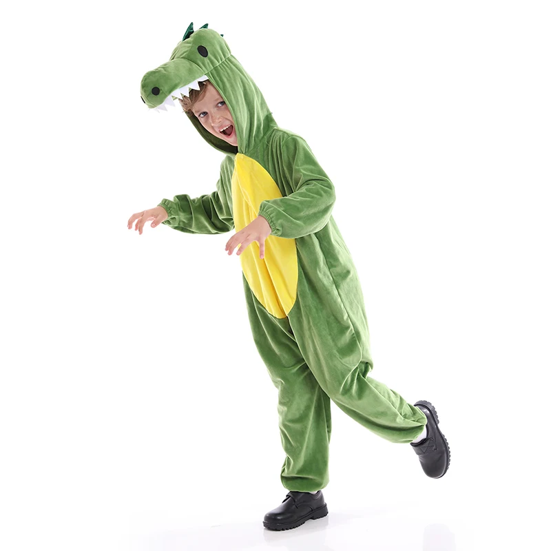 Costume de dinosaure, pyjama unisexe pour enfants, combinaison d'animaux d'halloween, combinaison de dinosaure, Costume de carnaval pour enfants