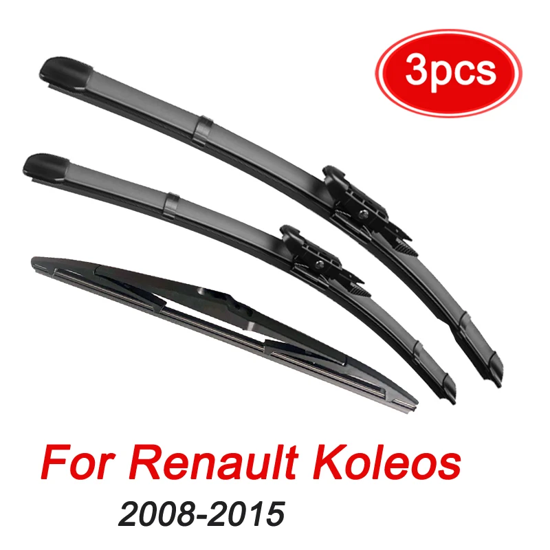 Windshield Windscreen Wiper Blades For Renault Koleos 2008 2009 2010 2011 2012 2013 2014 2015 Front Rear Window 24\