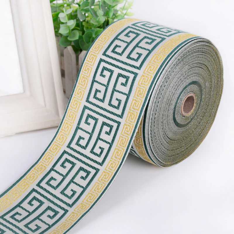 25M/Roll Polyester Jacquard Webbing Tapes Bag Strap Belt Ribbons for DIY Clothes Bias Binding Sewing Accessories