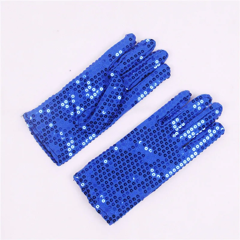 New double-sided gloves, monochrome sequined gloves, stage performance, fashion trend gloves A72