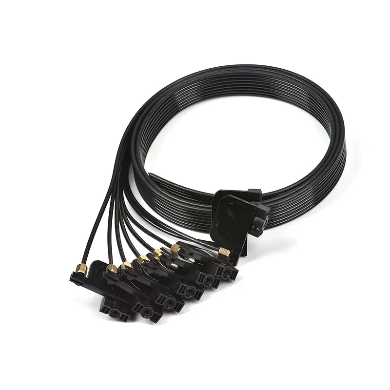 

8 color uv ink tube hose pipe pipe line with uv square small damper screw nuts oring for Epson R2000 R1900 R1800 R2400 R4800