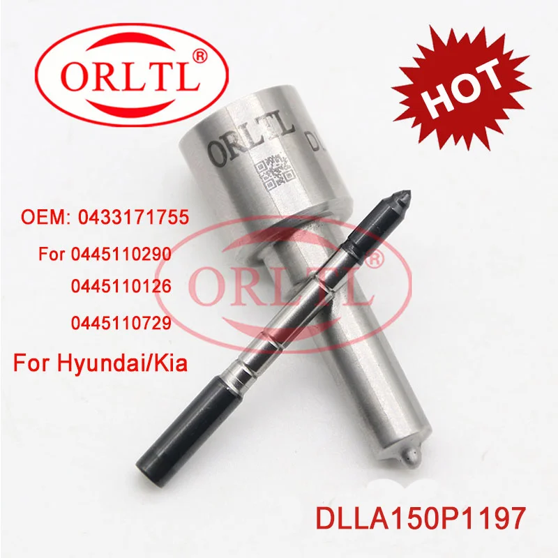 Fuel Injectors Nozzle DLLA150P1197 (0433 171 755)，DLLA 150P 1197 And DLLA 150 P1197 For 33800-27900/5263319/0445110729