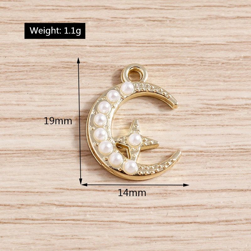 5 Stück 12 x 13 mm niedliche Perlen-Bowknot-Charms für Schmuckherstellung, Damenmode, Tropfen-Ohrringe, Anhänger, Halsketten, DIY-Armband, Basteln, Geschenk – Detail 23