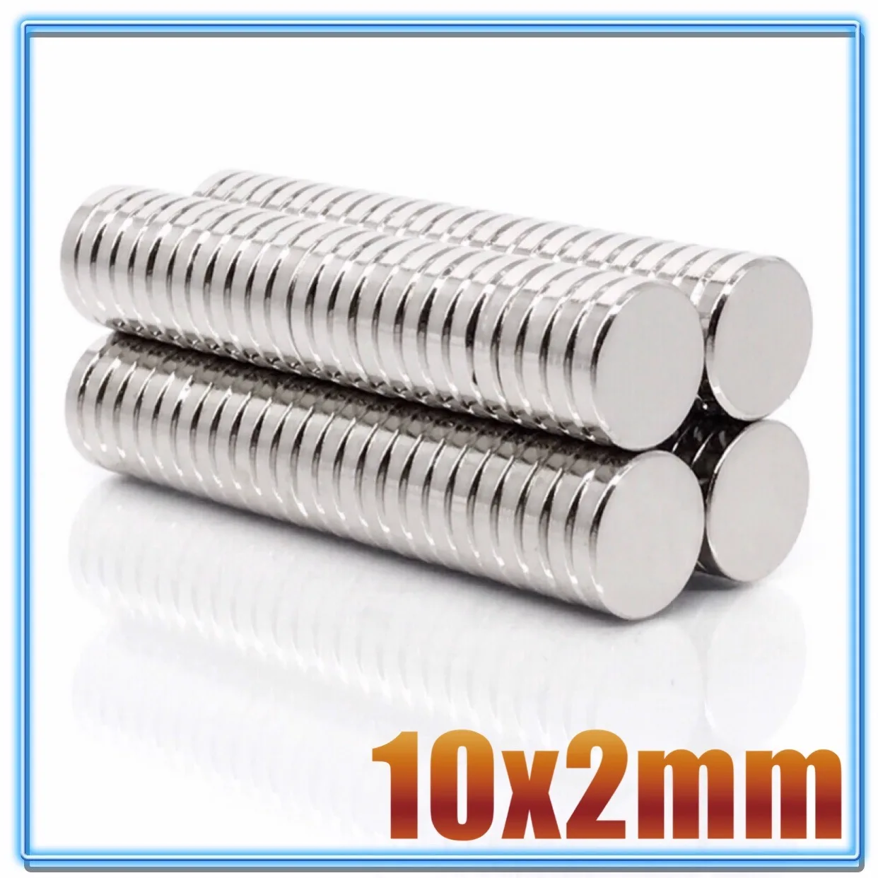 10-1000Pcs 10x2 Neodymium Magnet 10mm x 2mm N35 NdFeB Round Super Powerful Strong Permanent Magnetic imanes Disc 10*2