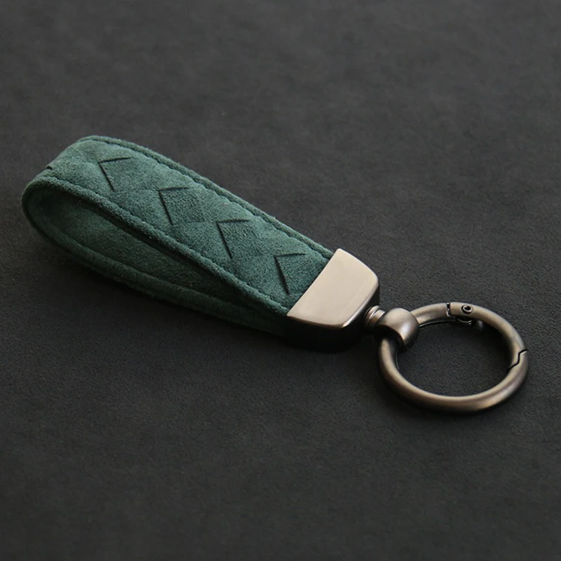 Luxury Suede Leather Car Key Chain