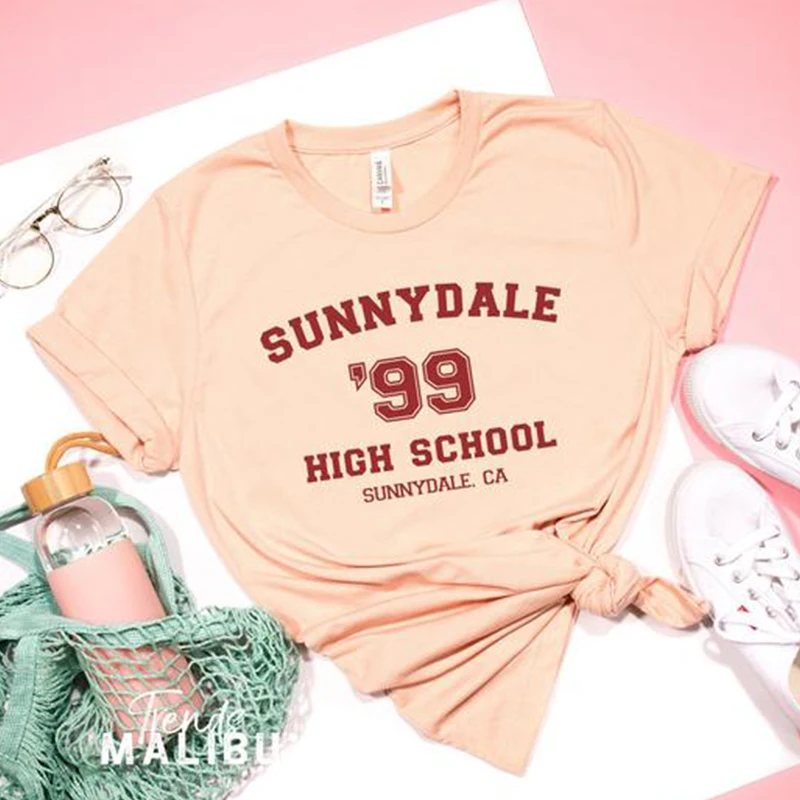 Sunnydale High School Class of \'99 Essential T-Shirt Women College Style T Shirts Teenage Gothic Tops Buffy Vampire Slayer Merch