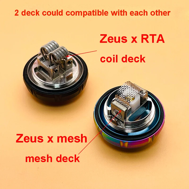 Dsxvape-噴霧器zeus x rta zeus x,3.5ml/4.5ml,25mm,ダブルコイル,メッシュ,カバー