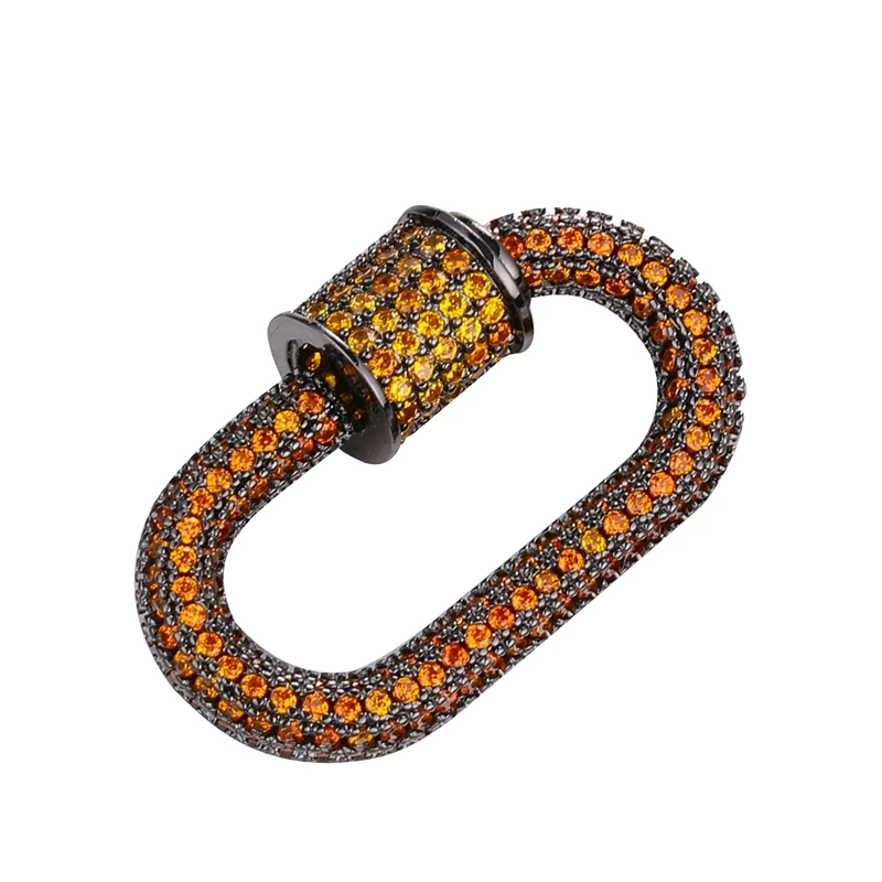 Juya DIY Neue Designer Kostüm Schmuck Machen Liefert Handgemachte Dekorative Anhänger Karabiner Verschluss Schraube Lock Verschlüsse Großhandel – Detail 5