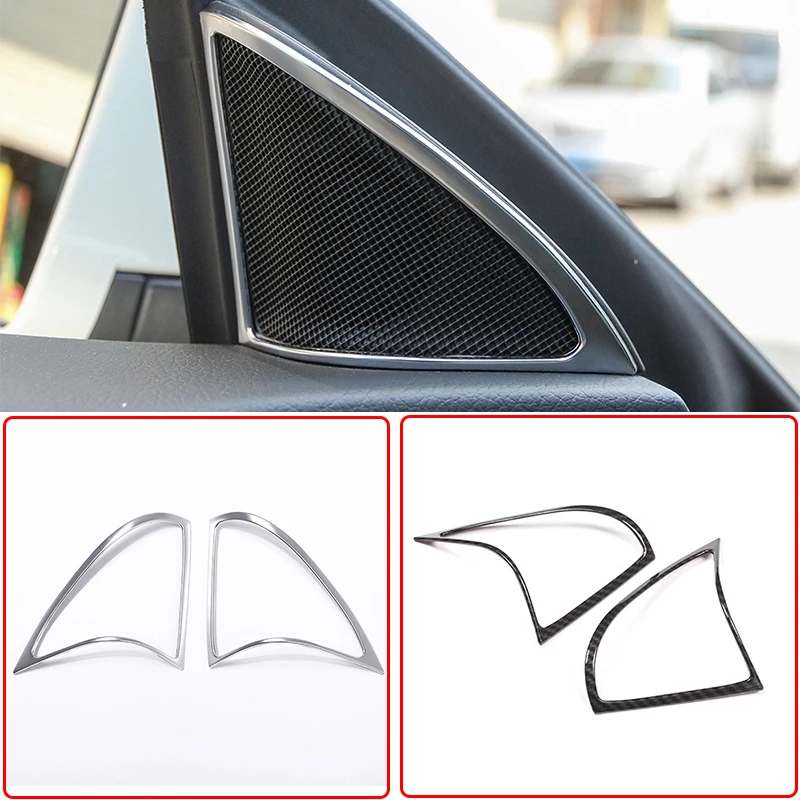 ABS Chrome Door Speaker Frame Trim For Mercedes Benz CLA 200 220 260 W117 C117 2014-2018