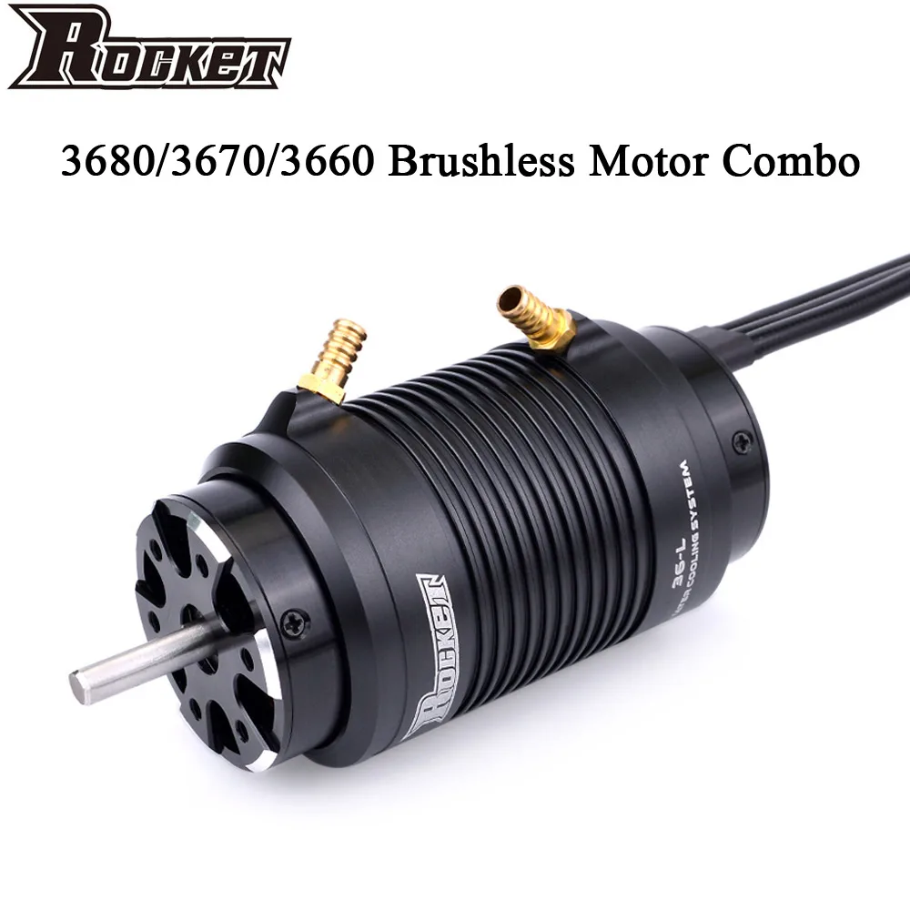 

Rocket 3660 3670 3680 3250KV 2600KV 800KV 1100KV 1500KV Brushless Motor for Traxxas M41 Catamaran Spartan 800mm-1000mm RC Boat