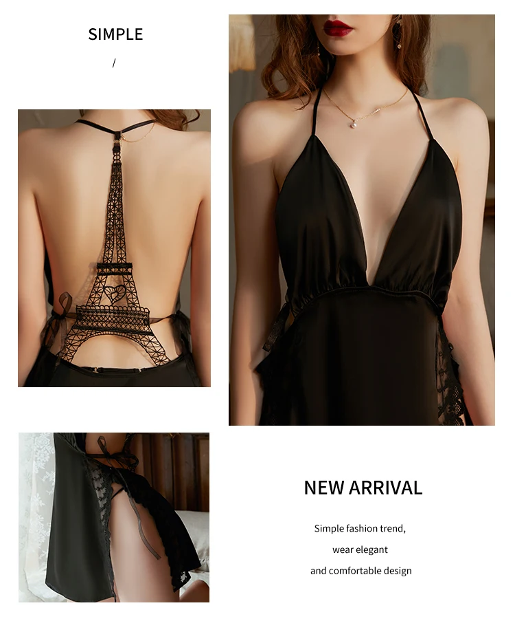 black mini a line dress Cicinia V-neck Little Dresses Short A-line Halter Backless silhouette: mermaid stretchy fabric allows custom Fairy dress details and Color:LT BLUE
