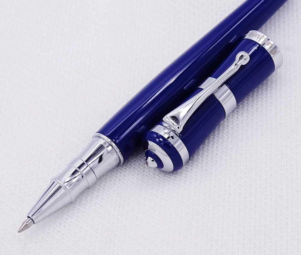 Fuliwen 2051 Metal Rollerball Pen, Fresh Fashion Style Fine Point 0.5mm Beautiful Colors for Office Home School, Men and Women